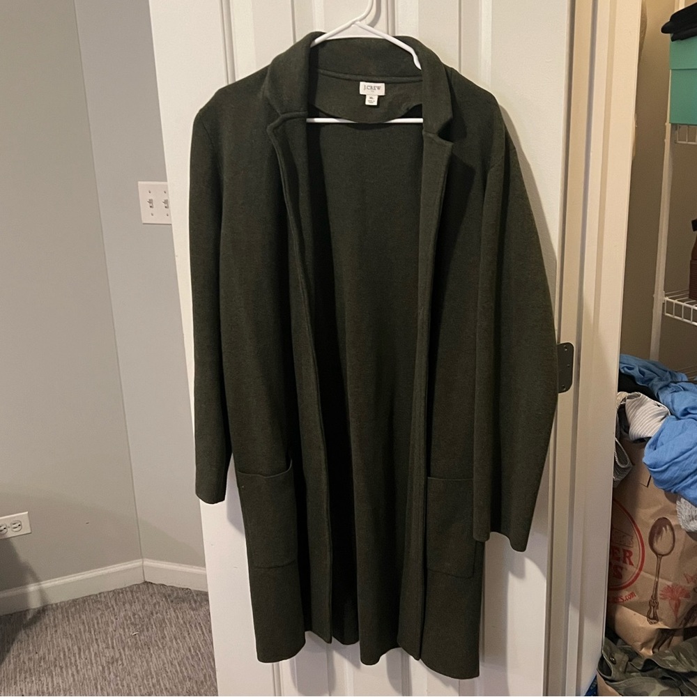 Long Sweater Army Green Blazer - XL - Great Condition